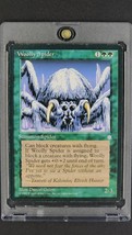 1995 MTG Magic the Gathering Ice Age Woolly Spider Green Magic Card LP / NM - $1.69