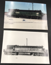 2 Diff Burlington Northern Railroad BN #5348 U30C Locomotive Coal Train Photo - £10.92 GBP