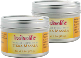 Indian Life Gourmet Indian Spices Tikka Masala, 2-Pack 1.5 oz. (42.5g) Cans - £19.42 GBP