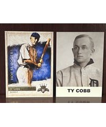 Ty Cobb 2015 Panini HOF Sluggers #19 &amp; 1988 Baseball Card Kingdom Promo ... - $4.75
