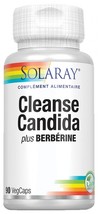 Solaray Cleanse Candida Plus Berberine 90 Vegetable Capsules - £76.17 GBP