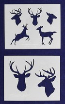Deer/Buck 2 Piece Stencil Set 14 Mil 8&quot; X 10&quot; Painting /Crafts/ Templates - £20.57 GBP