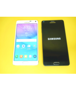 *HAS ISSUES* 2X SAMSUNG GALAXY NOTE 2 SM-NP910W8 + SM-N910V 32GB ANDROID... - $72.36