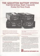 Quantum Battery System Brochure - $3.00