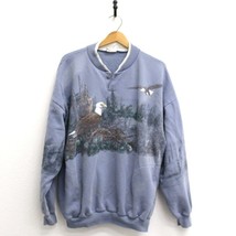 Vintage Wilderness California Bald Eagle Sweat Shirt 2X XXL - £51.03 GBP