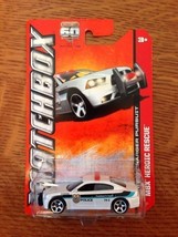 Matchbox White Dodge Charger Pursuit Police Mbs Heroic Rescue 2012 - £11.06 GBP