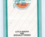 Jefferson Grill Little Snacks and Specialty Drinks Menu - $17.82