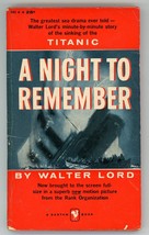 Walter Lord A Night to Remember Titanic Story Movie Edition Bantam PB 1956 - £15.81 GBP
