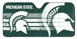 NCAA Michigan State Spartans Deluxe Universal Fit Auto Windshield Sun Shade - £23.93 GBP