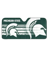 NCAA Michigan State Spartans Deluxe Universal Fit Auto Windshield Sun Shade - £23.94 GBP