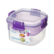 Sistema Snacks To Go Food Storage Container - Assorted Colours  - $22.00