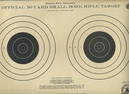4 National Rifle Association NRA 50 Yard Small Bore Rifle Targets A-10 - £12.51 GBP