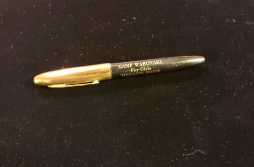 Vintage Pen CAMP WABUNAKI FOR GIRLS, HILLSIDE MAINE, made in the USA - $8.59