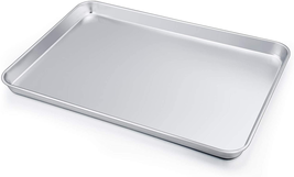 Large Baking Sheet,  Stainless Steel Cookie Sheet Baking Pan Tray, - £13.58 GBP