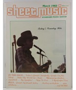 Sheet Music Magazine March 1983 Standard Piano/Guitar - £3.39 GBP