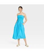 Women's Strapless Smocked Tube Sundress - A New Day Size Large.NWT. A1 - $15.83