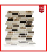 Eco-Friendly 3D Visual Peel and Stick Backsplash - Marble Effect 11.8&#39;&#39;x... - $64.72 CAD