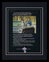 1966 American Oil Framed 11x14 ORIGINAL Vintage Advertisement  - $44.54