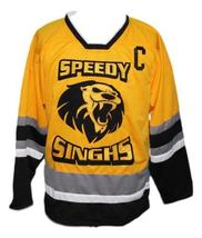 Any Name Number Breakaway Movie Hockey Jersey New Yellow Singh #13 Any Size image 4