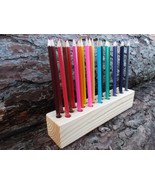 Wooden pencil holder, Pen holder, Christmas gift, desk organizer - $28.95