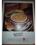 Campbell&#39;s Soup Beef Noodle Soup Print Magazine Ad 1967  - €4,30 EUR