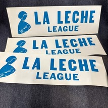 3 - Vintage LLL La Leche League Logo Bumper Stickers Breastfeeding - $16.61 CAD
