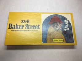 VINTAGE 221B Baker STREET Master DETECTIVE Game 1977 HANSEN Brand ORIGIN... - $39.59
