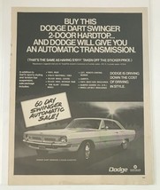 Compra Questo Dodge Dart Swinger 2 Porta Tettuccio Rigido Vintage Stampa Ad 1970 - £24.00 GBP