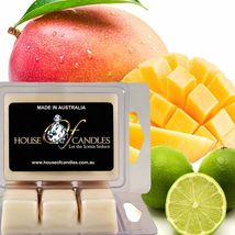Thai Lime &amp; Mango Eco Soy Wax Candle Wax Melts Clam Packs Hand Poured Vegan - £11.19 GBP+