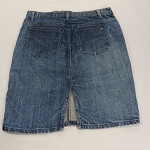 Joe's 59KT6015 Women's Blue Cotton Blend Rear Slit Denim Skirt Size W25 image 15