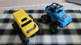 Push And Go Friction Switchable Tops Monster Trucks 4.5&quot; Boys Toys - £9.34 GBP