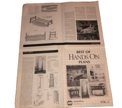 Shopsmith “Best Of” Hands On Plans Vintage 1986 Fold-Out - £4.41 GBP