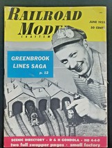Railroad Model Craftsman Magazine June 1955 Greenbrook Line Saga U88 - £7.81 GBP