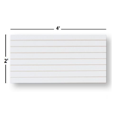 Slatwall Easy Panels, Set of 2 PIECES, 2&#39; H x 4&#39; W White FREE SHIPPING - $96.75