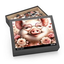 Puzzle, Pig, Rose Coloured Glasses  (120, 252, 500-Piece) awd-626 - £19.61 GBP+