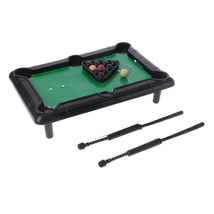 Novelty Mini Desktop Pool Table Billiard Tabletop Pool Toy Game Set Pare... - $14.68