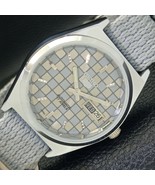 REFURBISHED SEIKO 5 AUTOMATIC MENS WATCH JAPAN MADE GREY DIAL CUSTOM a44... - $44.99