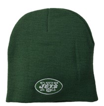 New York Jets Officially Licensed Team Apparel Cuff-less Knit Winter Beanie Hat - $16.14