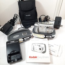 Kodak EasyShare CX4230 Digital Camera w/ battery charger &amp; docks carry C... - £21.33 GBP