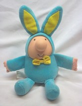 Vintage Ziggy In Blue &amp; Yellow Easter Bunny Costume 6&quot; Plush Stuffed Doll 1988 - £14.33 GBP