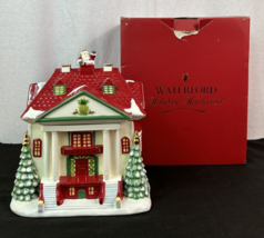 HOLIDAY HOUSE SANTA CANDY Cookie Jar by Waterford Holiday Heirlooms MINT - $49.49
