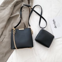 Fashion Chain Shoulder Messenger Bag High Quality Pu Leather Designer Crossbody  - £39.76 GBP