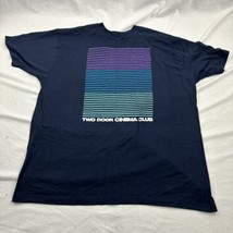Tultex Mens Graphic T-Shirt Two Door Cinema Club Crew Neck Sportswear XX... - $17.81