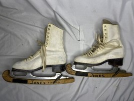 Harlick’s Custom Figure Skating Ice Skates With Blades White - $49.50