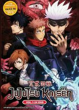 DVD Anime Jujutsu Kaisen Vol.1-24 End GOOD English Dubbed Tracking Shipping  - £31.89 GBP
