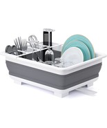 Thanstar Collapsible Dish Drying Rack Portable Dinnerware Drainer Organi... - $587.64 MXN
