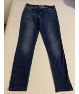 Kancan Jeans Women&#39;s Mid Rise Skinny Stretch Dark Blue KC11214GT Size 9 - £30.81 GBP