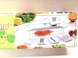 Mandoline Vegetable Fruit Slicer Kitchen Chopper Cutter Peeler Grater 7pcs Set - £15.78 GBP
