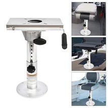 Heavy Duty Adjustable Aluminum Boat Seat Pedestal, 13 to 19 Inches, Swivel Base - $195.99