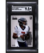 24/50 CJ Stroud RC 2023 Wild Card MATTE Special White Silver Foil Texans... - $263.43 CAD